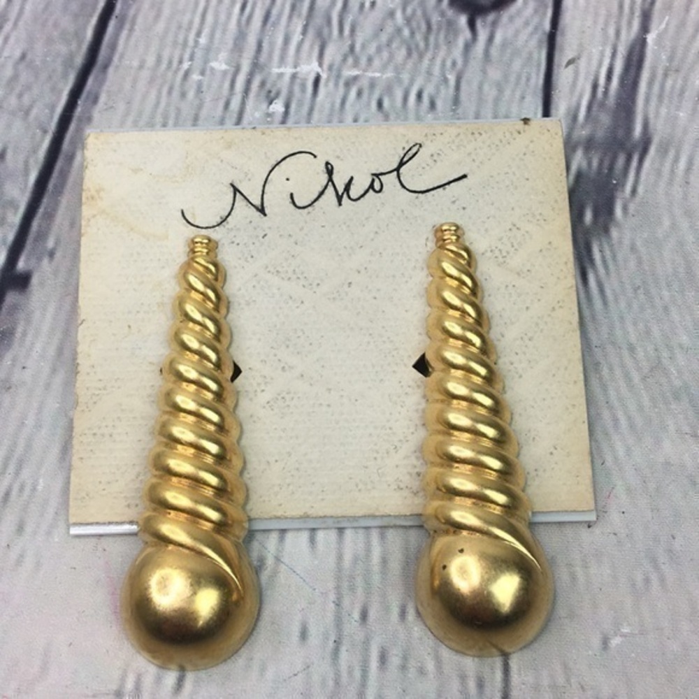 5/$25 Nikol Gold Tone Rope Chunky Statement